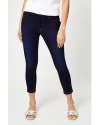 Dorothy Perkins - Petite Skinny Ankle Grazer Jeans - Lyst