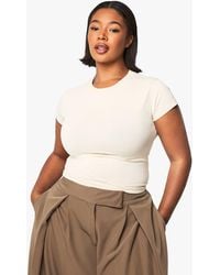 Boohoo - Plus Basics Fitted Top - Lyst