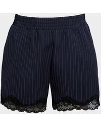 Nasty Gal - Plus Lace Hem Tailored Short - Lyst
