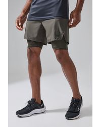 BoohooMAN - Tall Man Active Performance 2-in-1 Shorts - Lyst