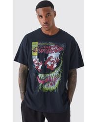 BoohooMAN - Oversize T-Shirt mit lizenziertem Venom-Print - Lyst