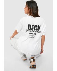 Boohoo - Dsgn Studio Leopard Print Oversized T-shirt - Lyst