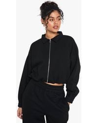 Boohoo - Collared Bomber Jacket - Lyst