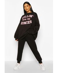 ladies slogan sweatshirt