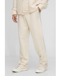 Boohoo - Relaxed Fit Boucle Elasticated Waist Trouser - Lyst
