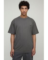 BoohooMAN - Oversized Crew Neck T-Shirt - Lyst