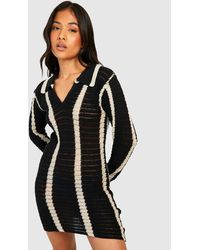 Striped Knit Dresses for Women - Up to 80% off | Lyst