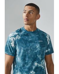 Boohoo - Active Core Fit Tie Dye T-shirt - Lyst