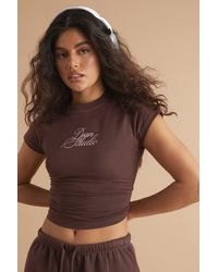 Boohoo - Camiseta De Manga Corta Con Estampado Dsgn Studio - Lyst