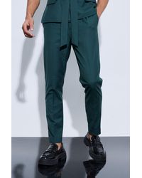 BoohooMAN - Tapered Fit Suit Trousers - Lyst