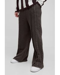 BoohooMAN - Tall Jogginghose mit Acid-Waschung und Naht-Detail - Lyst
