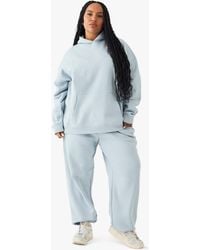 Boohoo - Plus Dsgn Studio Embroidered Cuffed Oversized Jogger - Lyst