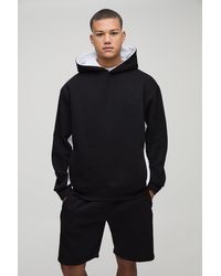 BoohooMAN - Oversized Man Colour Block Short Tracksuit - Lyst