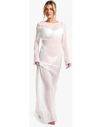 Boohoo - Beachwear Essentials Maxi Dress - Lyst