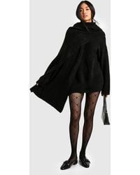Boohoo - Heart Pattern Tights - Lyst