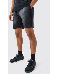 BoohooMAN - Relaxed Fit Sun Bleach Washed Shorts - Lyst