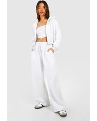 Boohoo - Double Layer Corset Top 3 Piece Hooded Tracksuit - Lyst