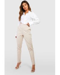 Boohoo - Super Stretch Tapered Tailored Trouser - Lyst