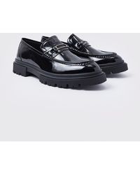 BoohooMAN - Chunky Patent Loafer - Lyst