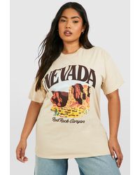Boohoo - Plus Nevada Oversized T-Shirt - Lyst