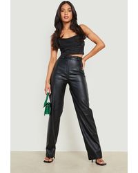 Black Leather Pants for Women - Up to 72% off | Lyst
