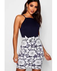 oasis spot patched shirt dress