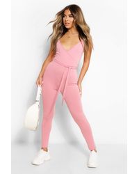 floral print cami wrap strappy jumpsuit