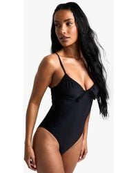Boohoo - Swimwear Essentials Underwired Swimsuit - Lyst