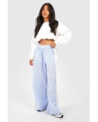 DSGN Studio - Petite Dsgn Studio Textured Stripe Trouser - Lyst