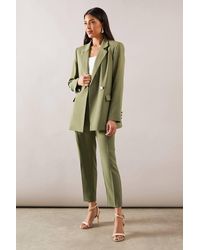 Wallis - Tailored Button Tapered Trouser - Lyst