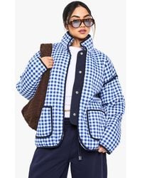 Boohoo - Printed Oversized Jacket - Lyst