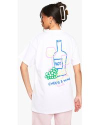 【boohoo】モンテカルロ Cigar Club Tシャツ Boohoo Oversized Monte Carlo Cigar Club T-Shirt in White | Lyst