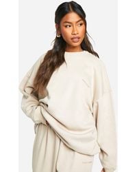 Boohoo - Dsgn Studio Embroidered Oversized Sweatshirt - Lyst