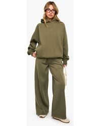 Boohoo - Pintuck Detail Straight Leg Jogger - Lyst