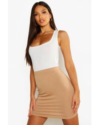 Boohoo Womens Schlichter Minirock aus Jersey - Mehrfarbig