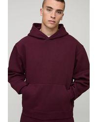 BoohooMAN - Basic Oversized Boxy Hoodie - Lyst