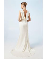 Coast - Cowl Back Fishtail Wedding Dress With Puddle - Lyst