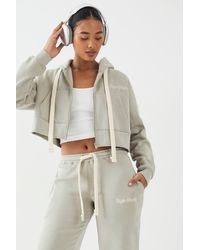 DSGN Studio - Contrast Drawcord Boxy Crop Hoodie - Lyst