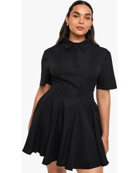 Boohoo - Plus T-Shirt Skater Tennis Dress - Lyst