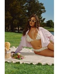 Boohoo - Plus Printed Bikini Set - Lyst