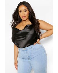 satin cowl back midi slip dress