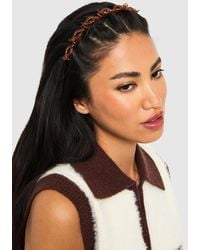 Boohoo - Twist Plait Detail Headband - Lyst