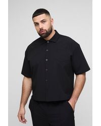 Technic - Plus Al Stretch Short Sleeve Boxy Oversized Shirt - Lyst