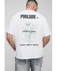 Boohoo - Plus Oversized Official Floral Print T-Shirt - Lyst