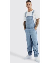 BoohooMAN - Relaxed Colour Contrast Dungaree - Lyst