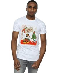 BoohooMAN - Disney Mickey Mouse Vintage Christmas T-shirt - Lyst