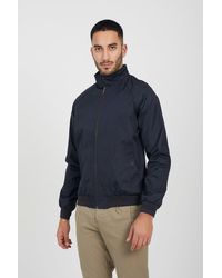 BoohooMAN - Brave Soul Lightweight High Neck Harrington Jacket - Lyst