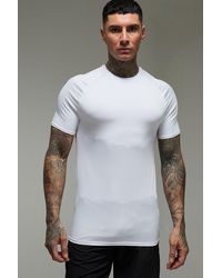 BoohooMAN - Tall Man Active Lightweight Essentials Gym Muscle Fit Raglan T-shirt - Lyst