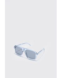 BoohooMAN - Plastic Retro Sunglasses - Lyst
