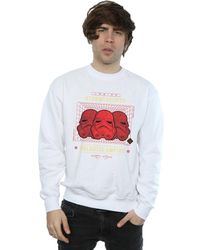 BoohooMAN - Star Wars Stormtrooper Legion Grid Sweatshirt - Lyst